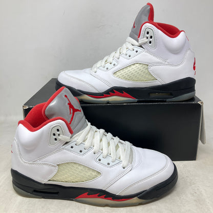 Jordan 5 Retro Fire Red Silver Tongue (2020) (GS)