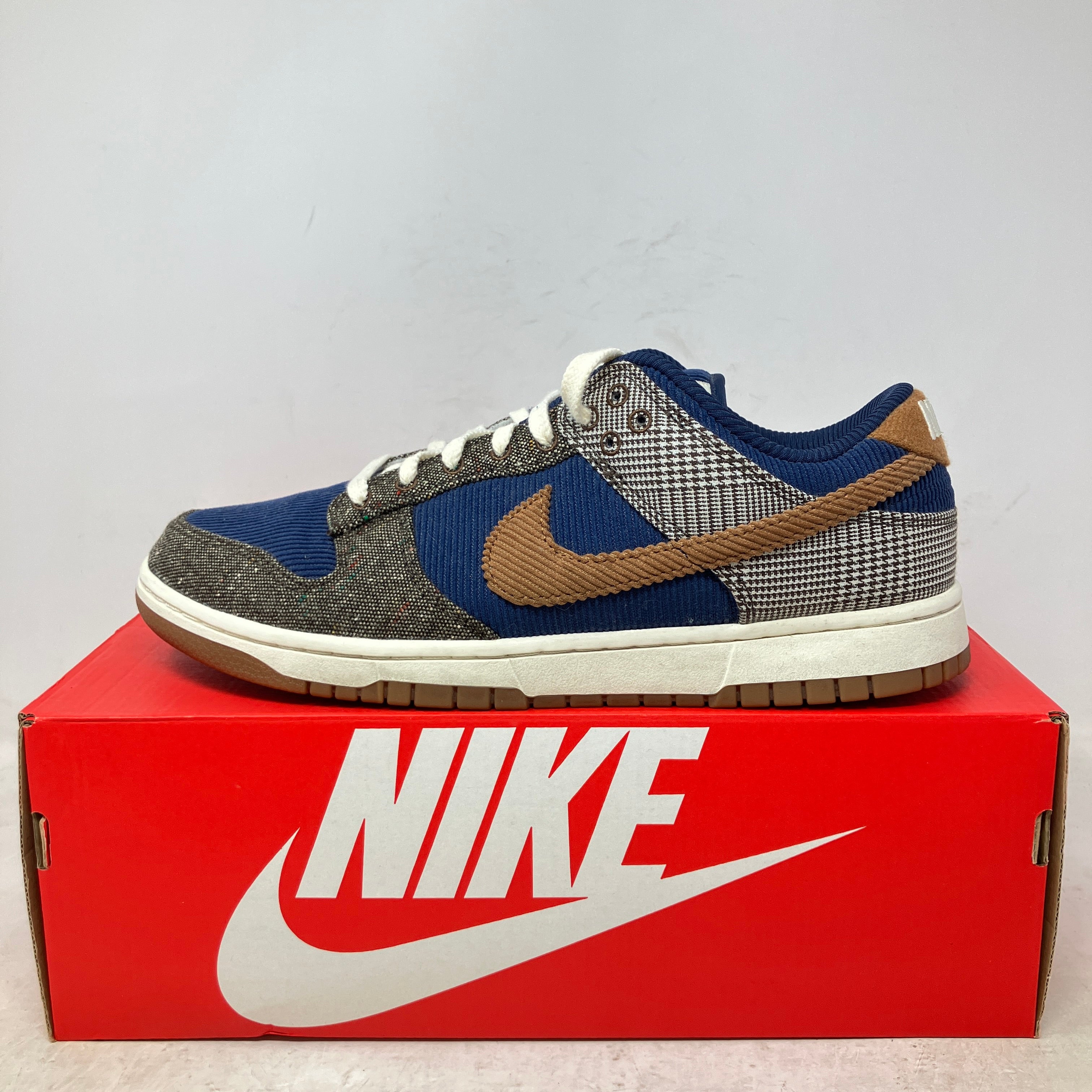 Nike Dunk Low Tweed Midnight Navy Corduroy