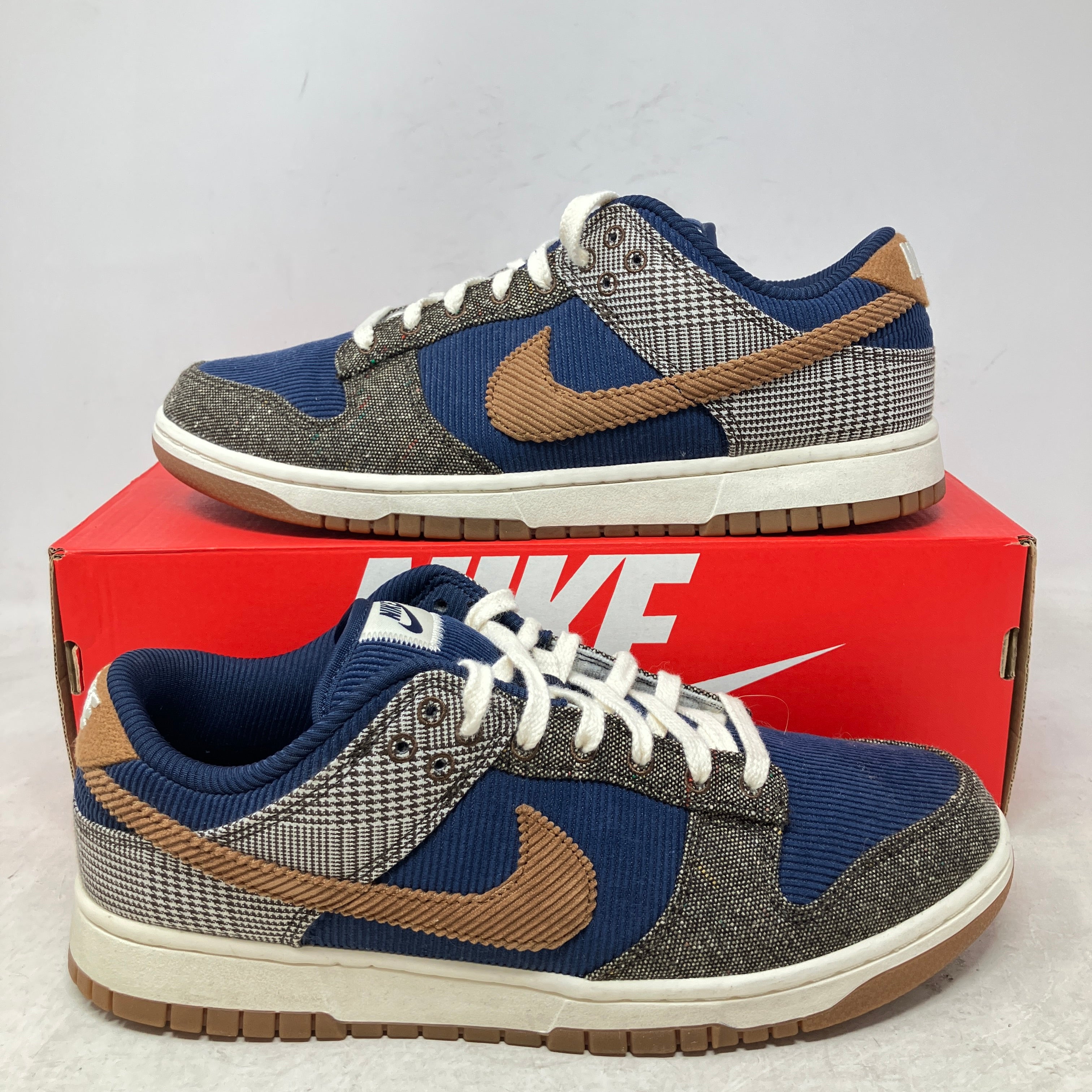 Nike Dunk Low Tweed Midnight Navy Corduroy