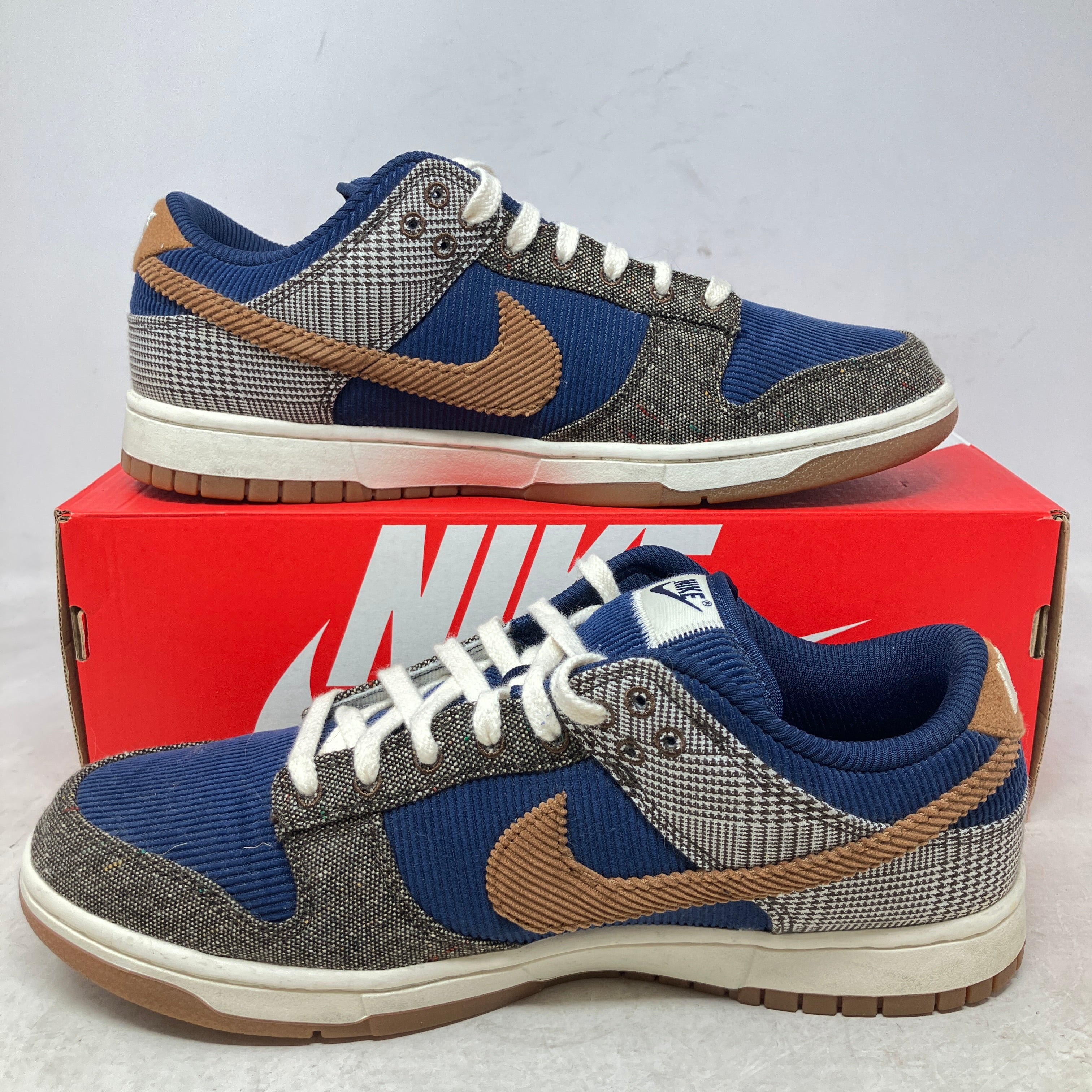 Nike Dunk Low Tweed Midnight Navy Corduroy