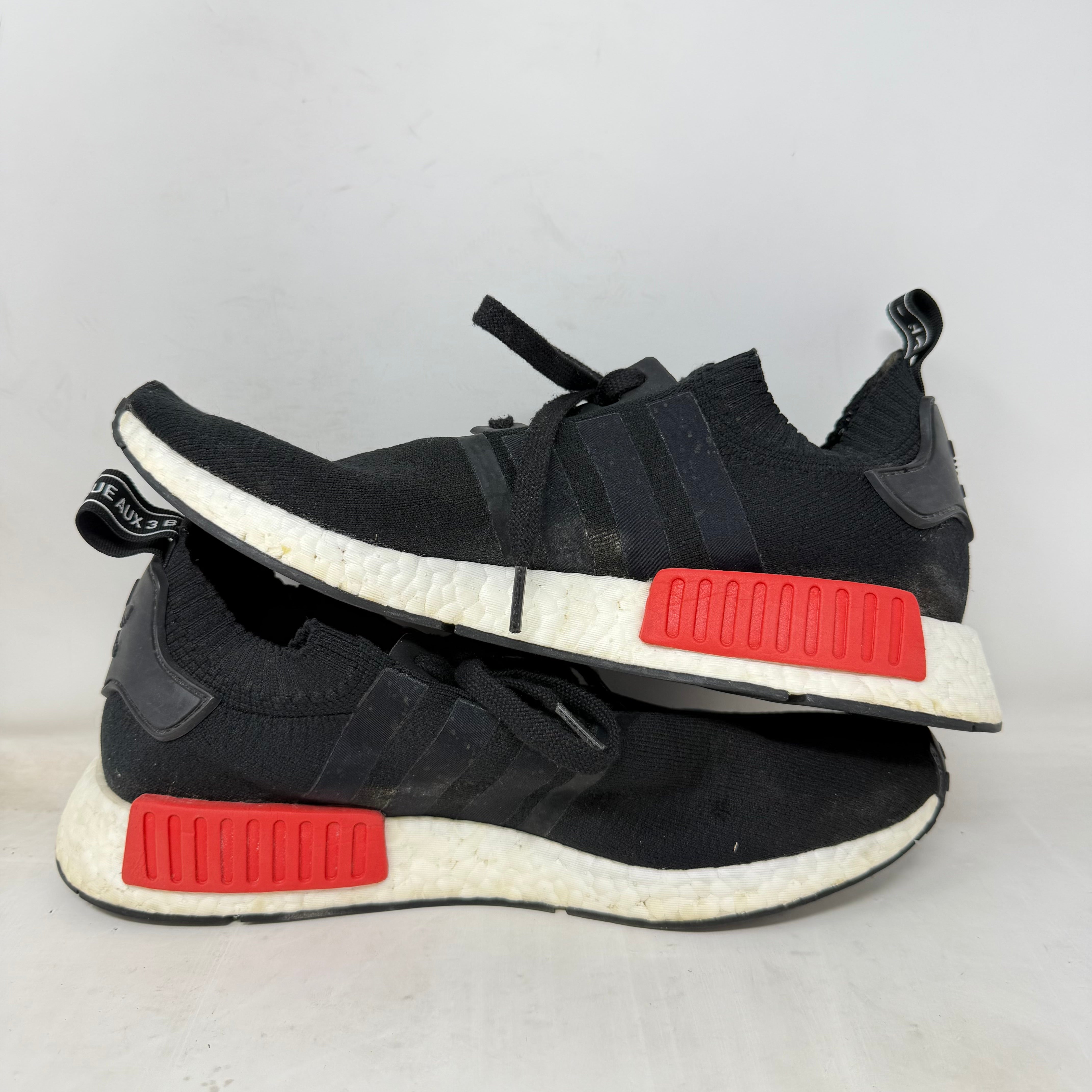 adidas NMD R1 Core Black Lush Red