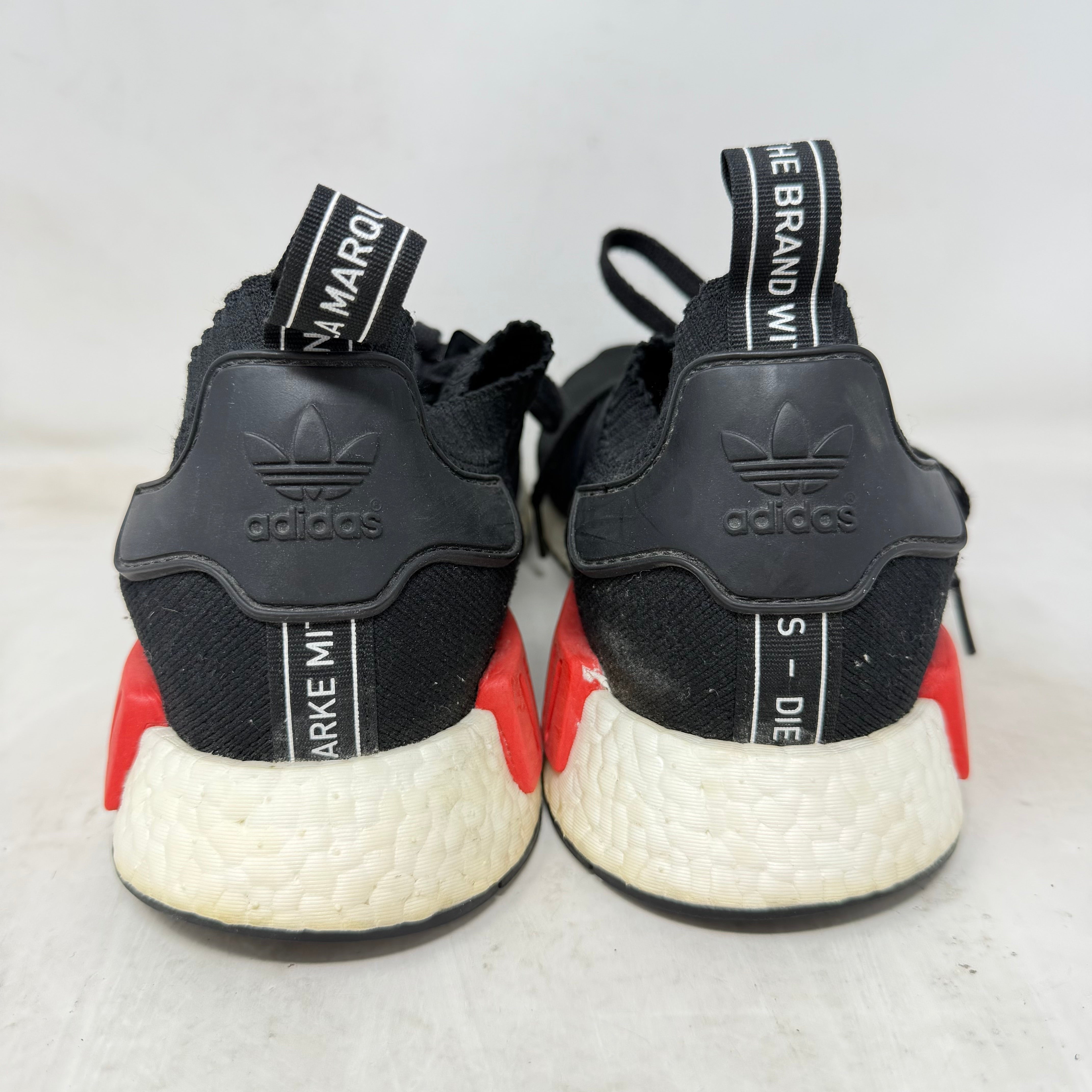 adidas NMD R1 Core Black Lush Red