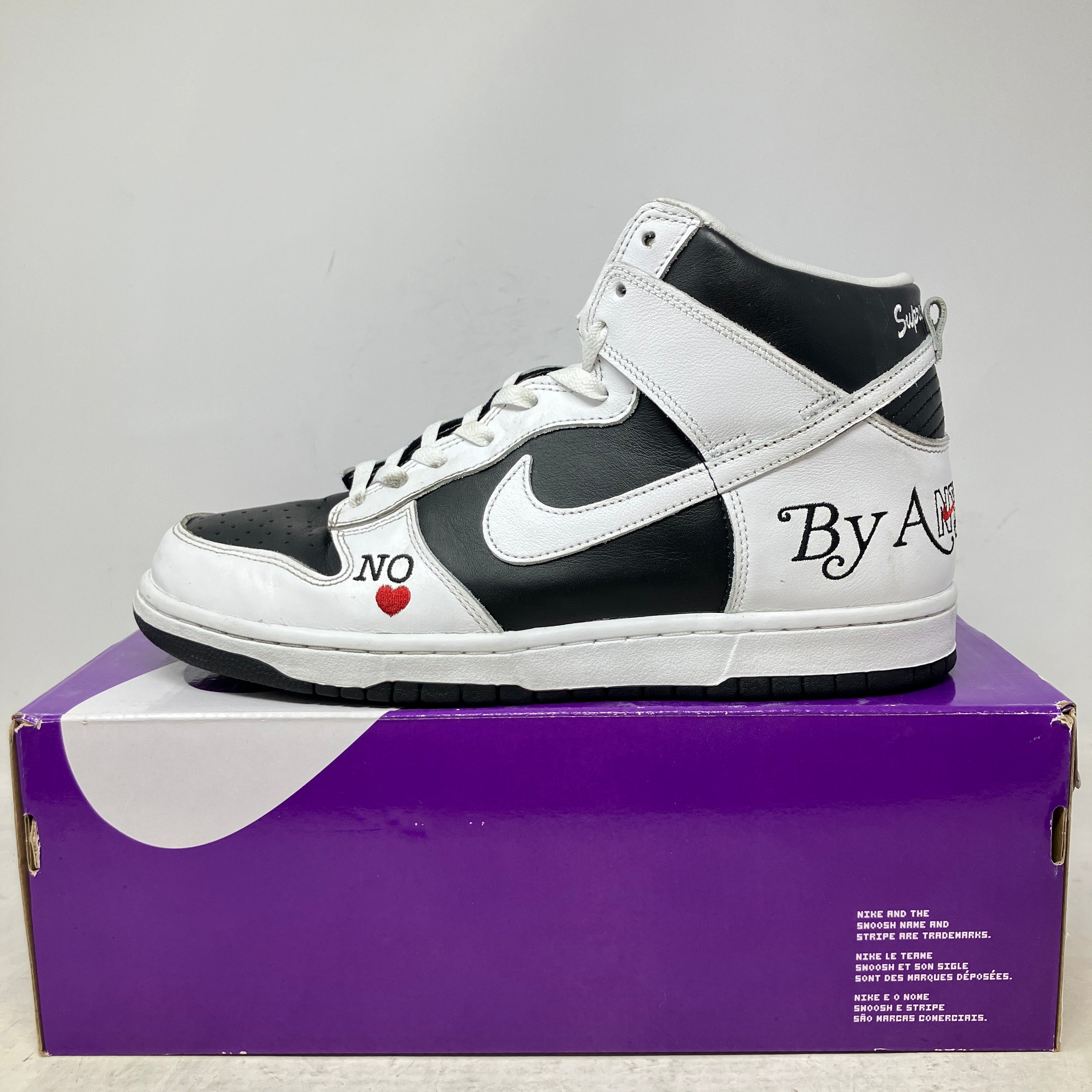 Nike SB Dunk High Supreme By Any Means Black