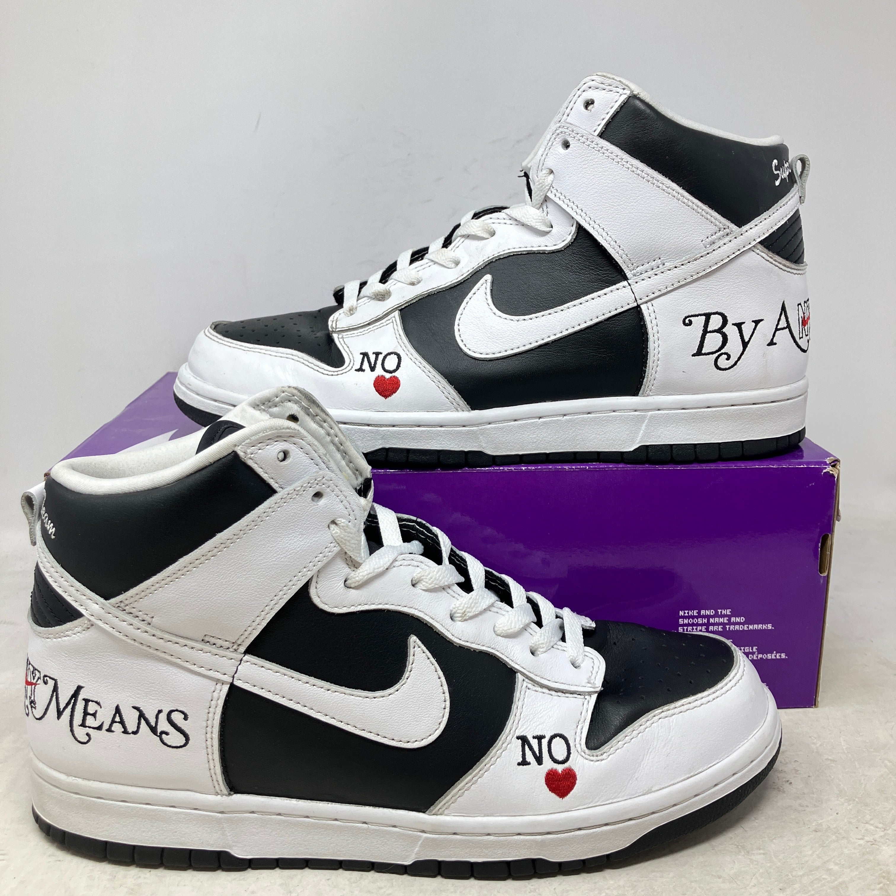 Nike SB Dunk High Supreme By Any Means Black