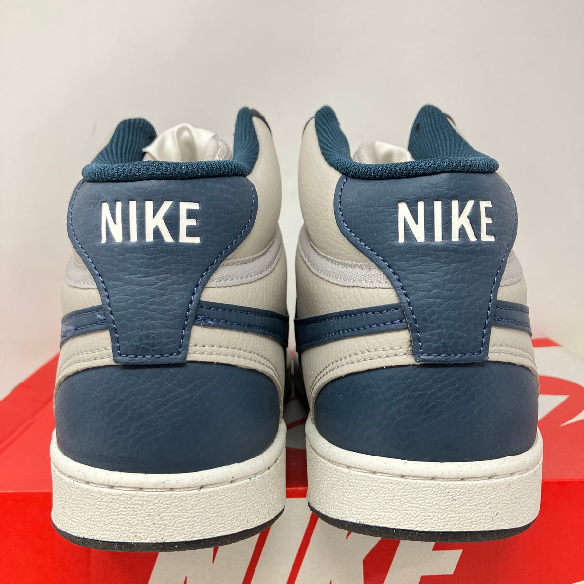 Nike Court Vision Mid Next Nature Light Iron Ore Phantom Black Armory Navy