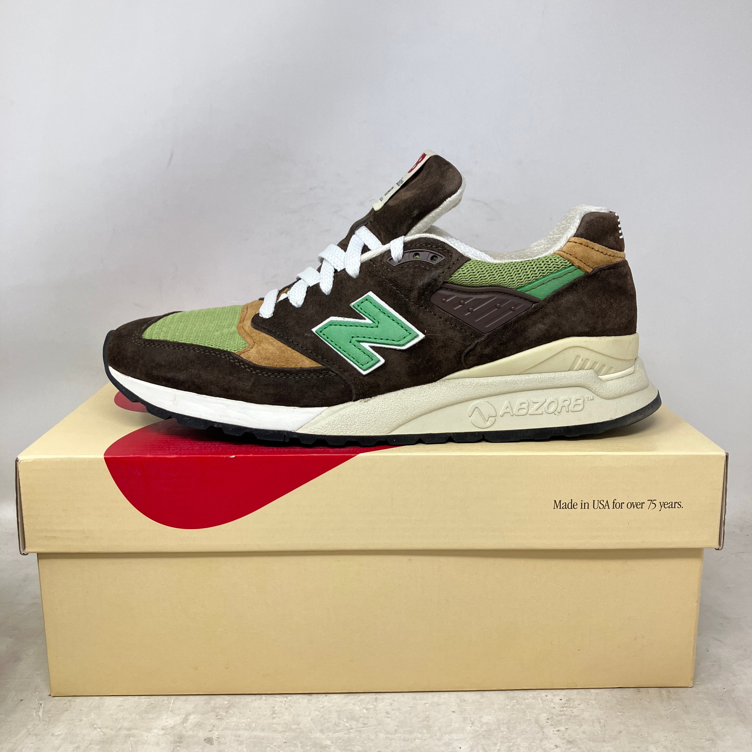 New Balance 998 MiUSA Teddy Santis Brown Green