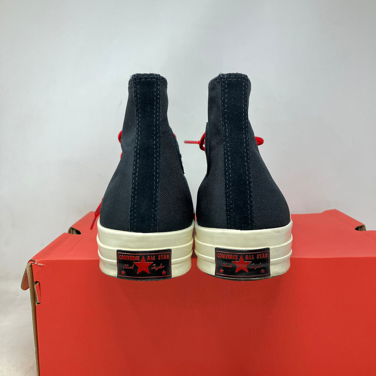 Converse Chuck 70 Trek Tech High Black Enamel Red