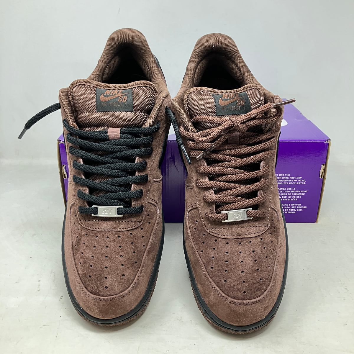 Nike SB Air Force 1 Low Light Chocolate Black