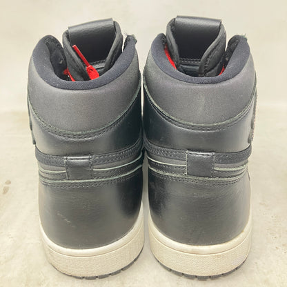 Jordan 1 Retro High Black Satin Gym Red