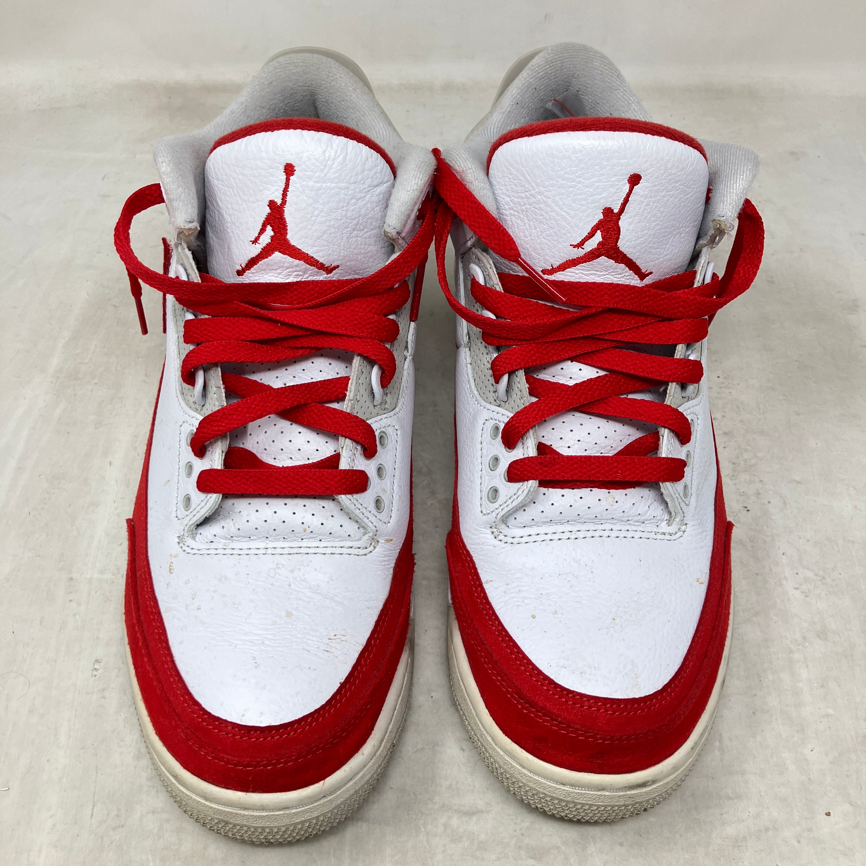 Jordan 3 Retro Tinker White University Red