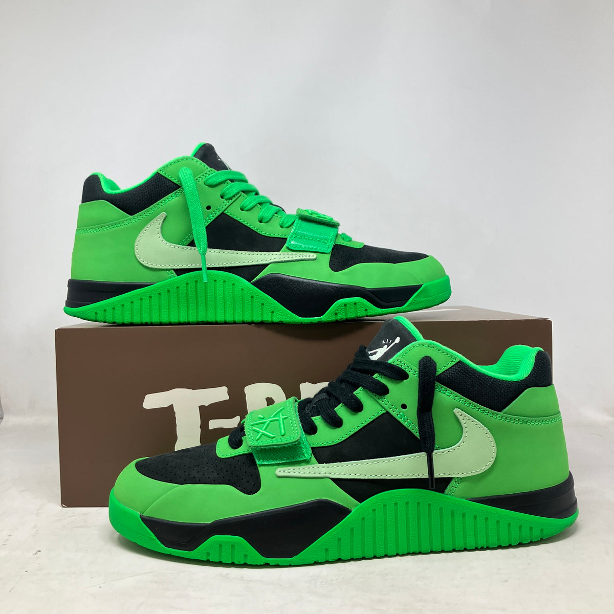 Jordan CJ1 T-Rexx Travis Scott Green Spark