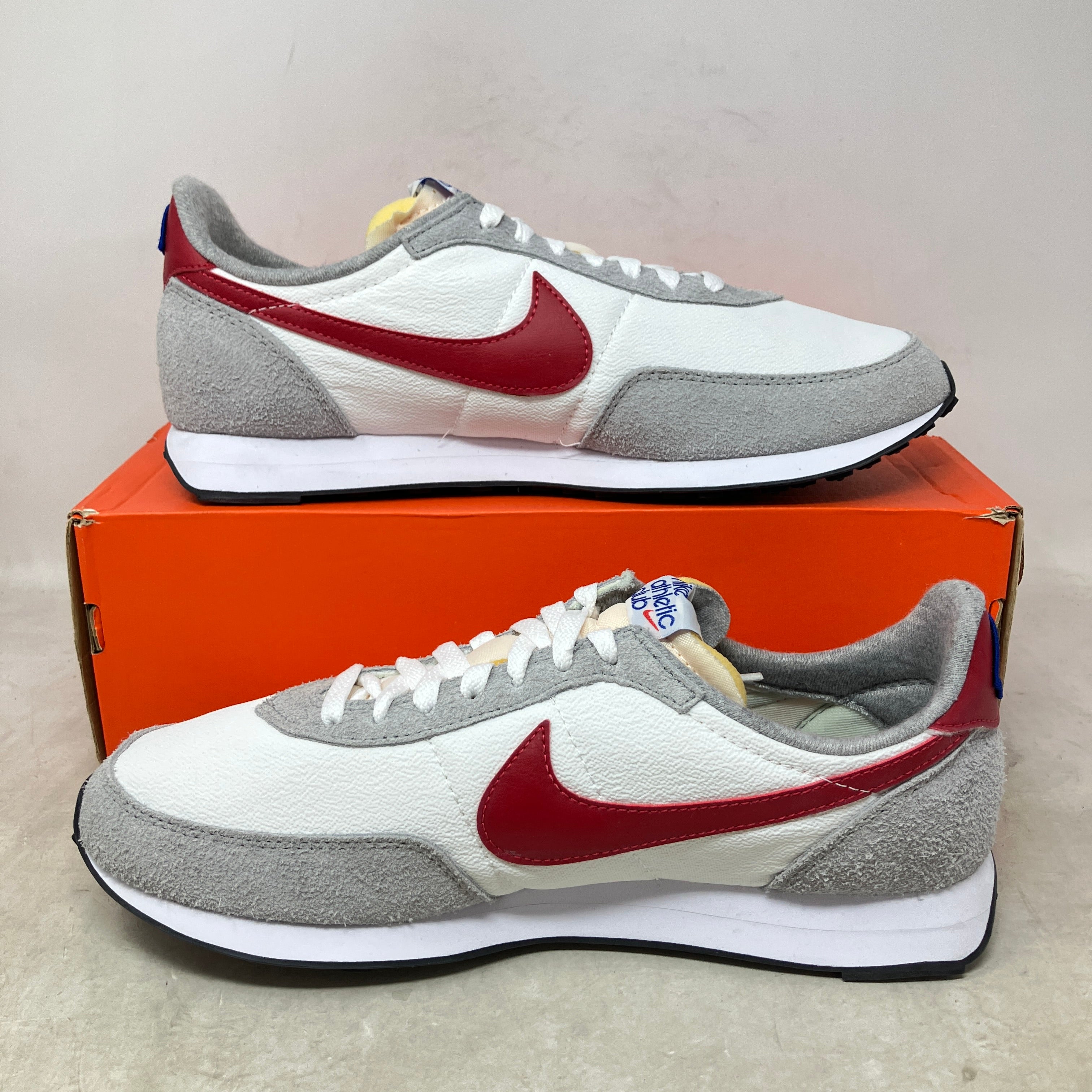 Nike Waffle Trainer 2 Athletic Club White Gym Red