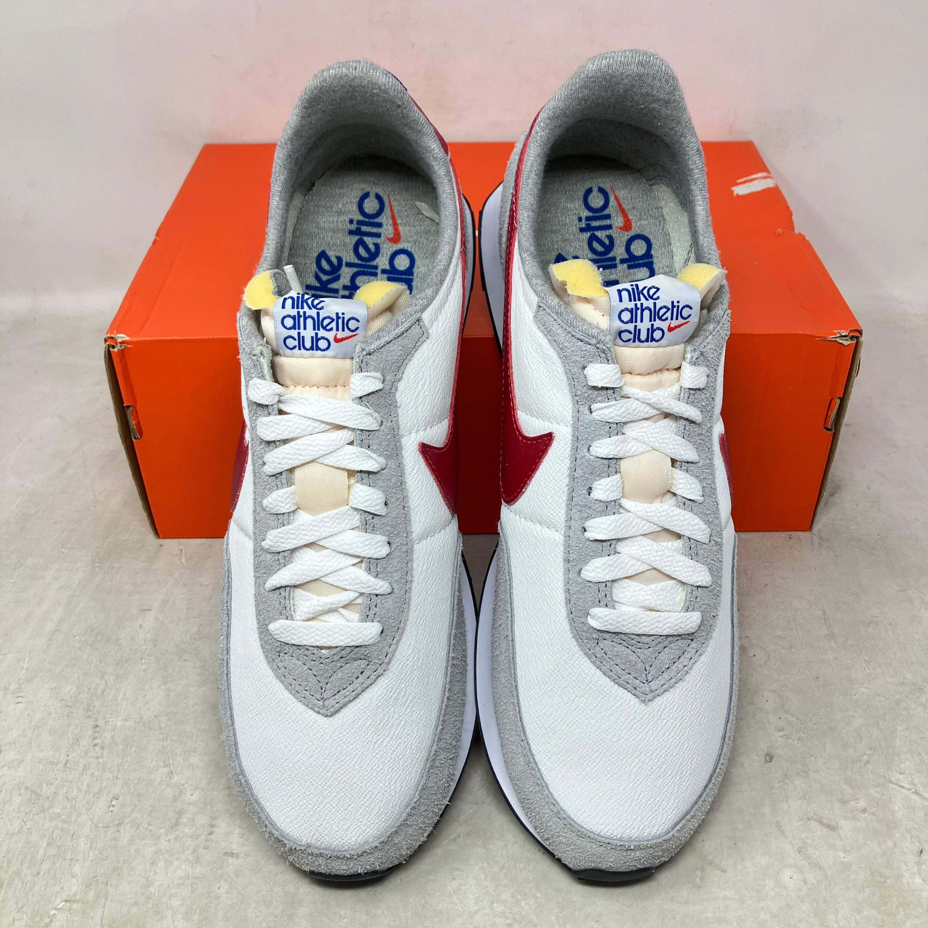 Nike Waffle Trainer 2 Athletic Club White Gym Red