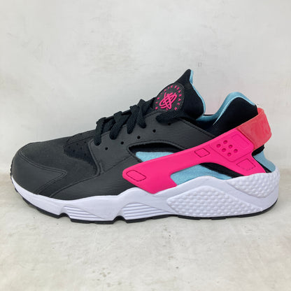 Nike Air Huarache Run Black Laser Fuchsia Blue Gale