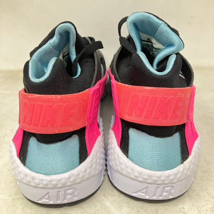 Nike Air Huarache Run Black Laser Fuchsia Blue Gale
