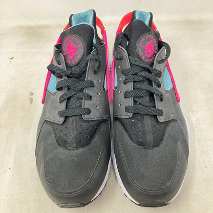 Nike Air Huarache Run Black Laser Fuchsia Blue Gale