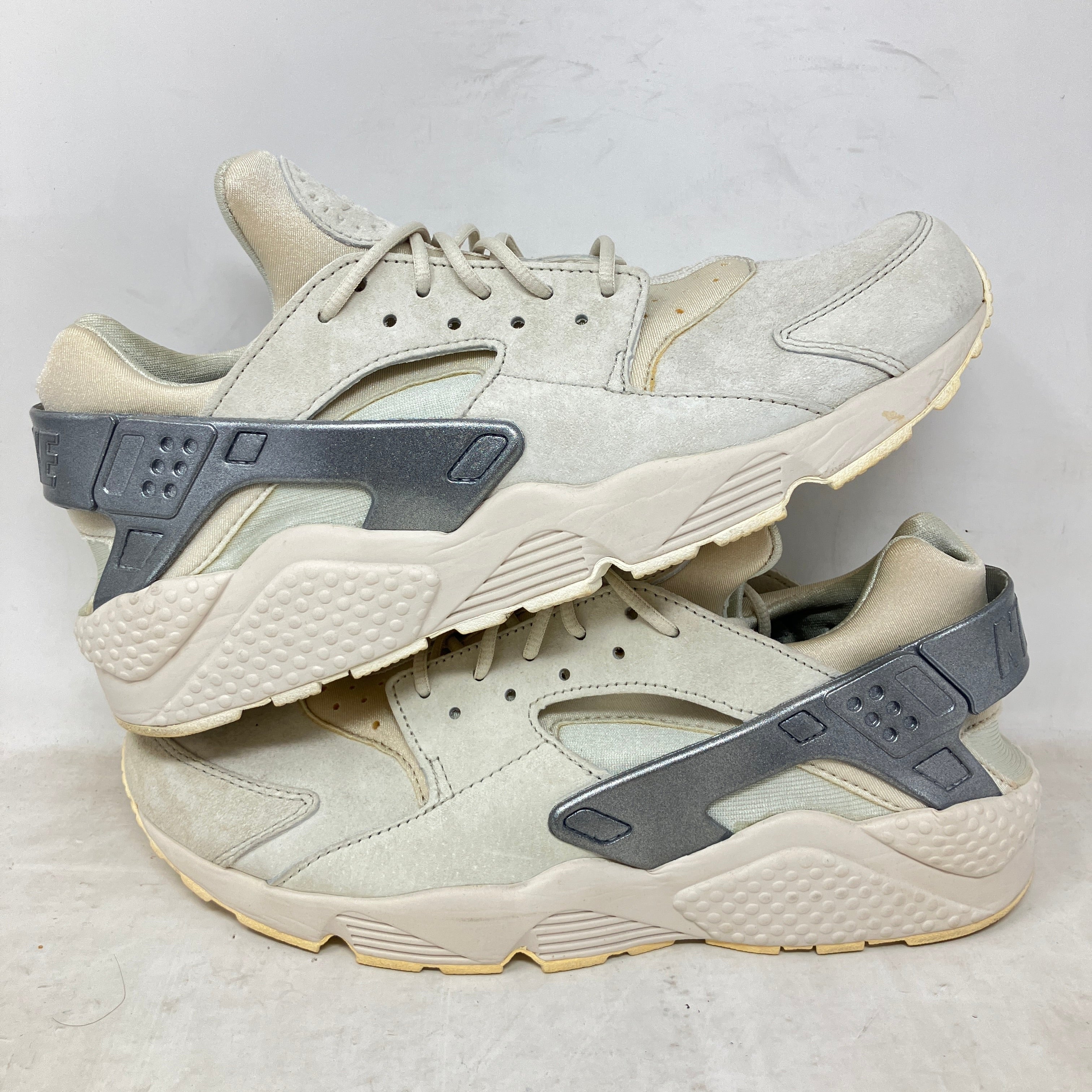 Nike Air Huarache Run Prm Light Bone Metallic Cool Grey-Sail