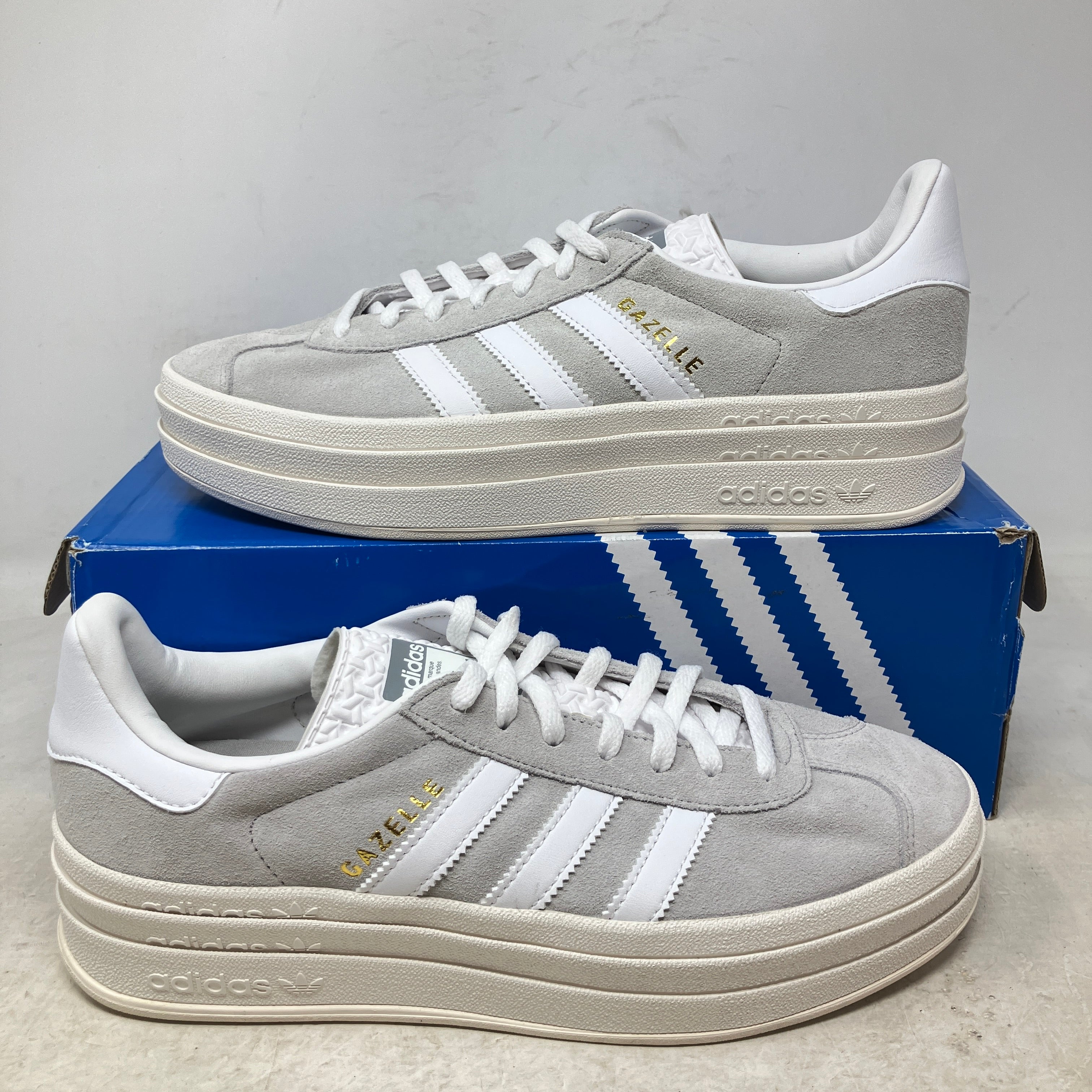 adidas Gazelle Bold Grey White (Women's)