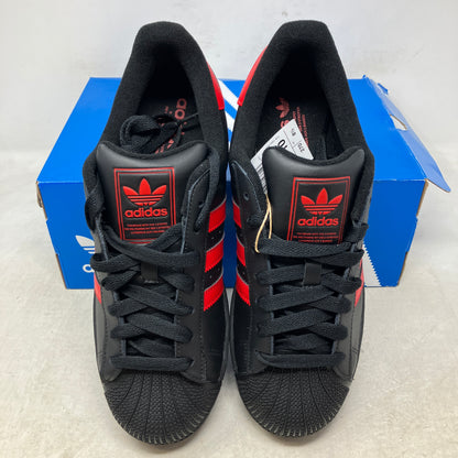 adidas Superstar II Black Better Scarlet