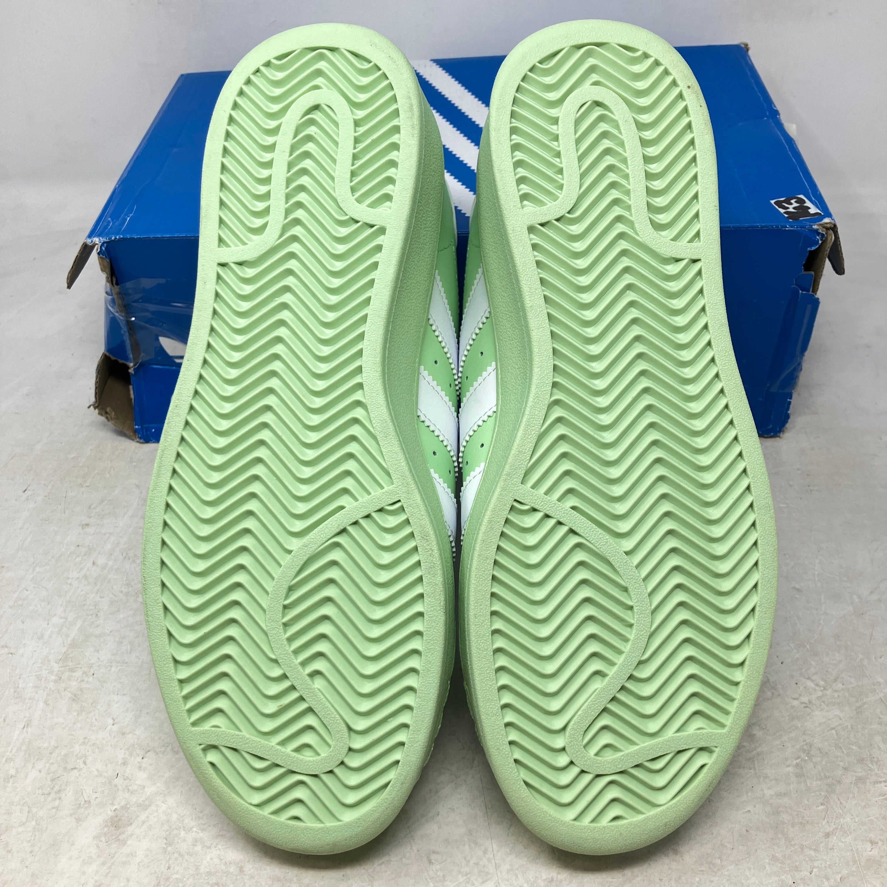 adidas Superstar XLG Semi Green Spark Cloud White (Women's)