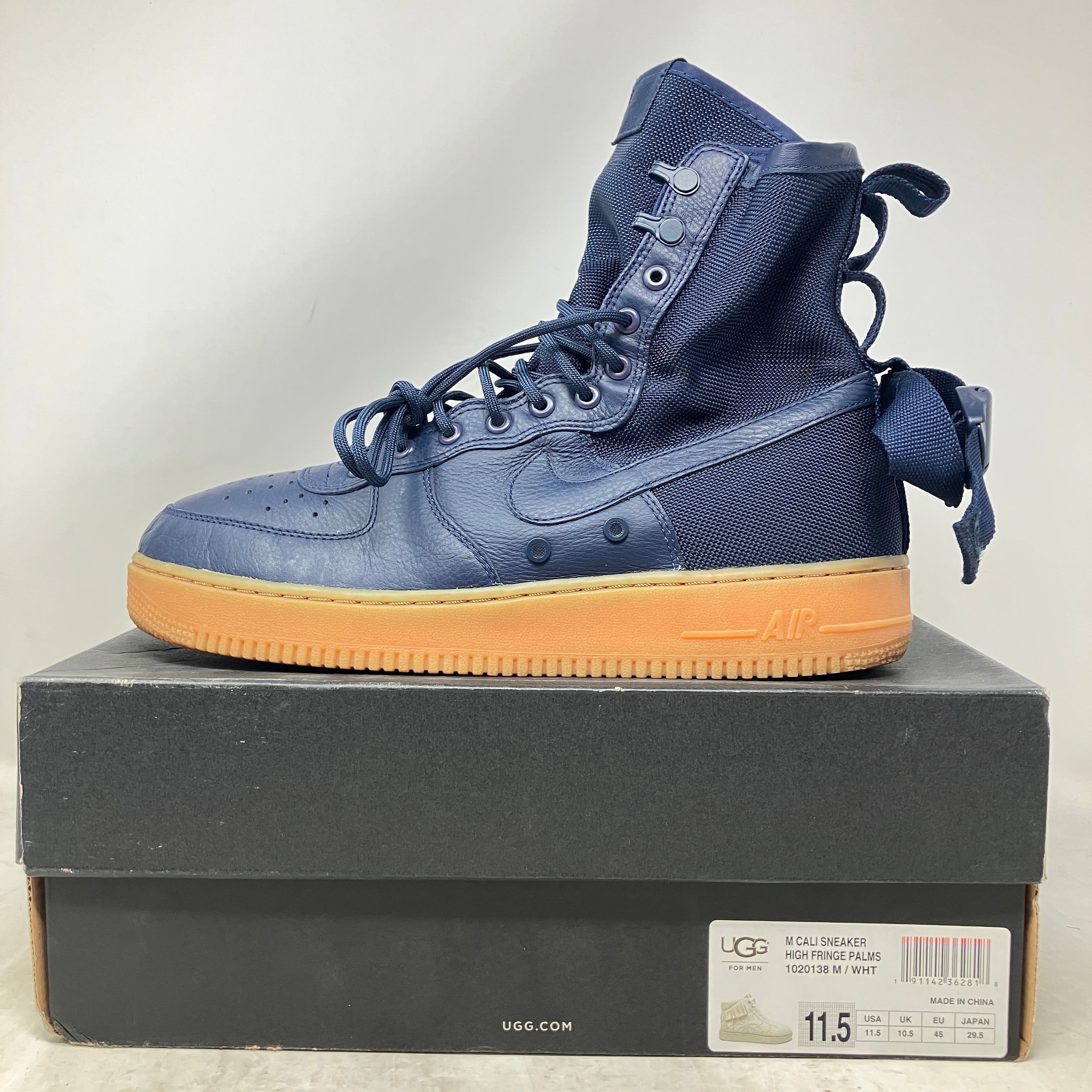 Nike SF Air Force 1 High Navy Gum