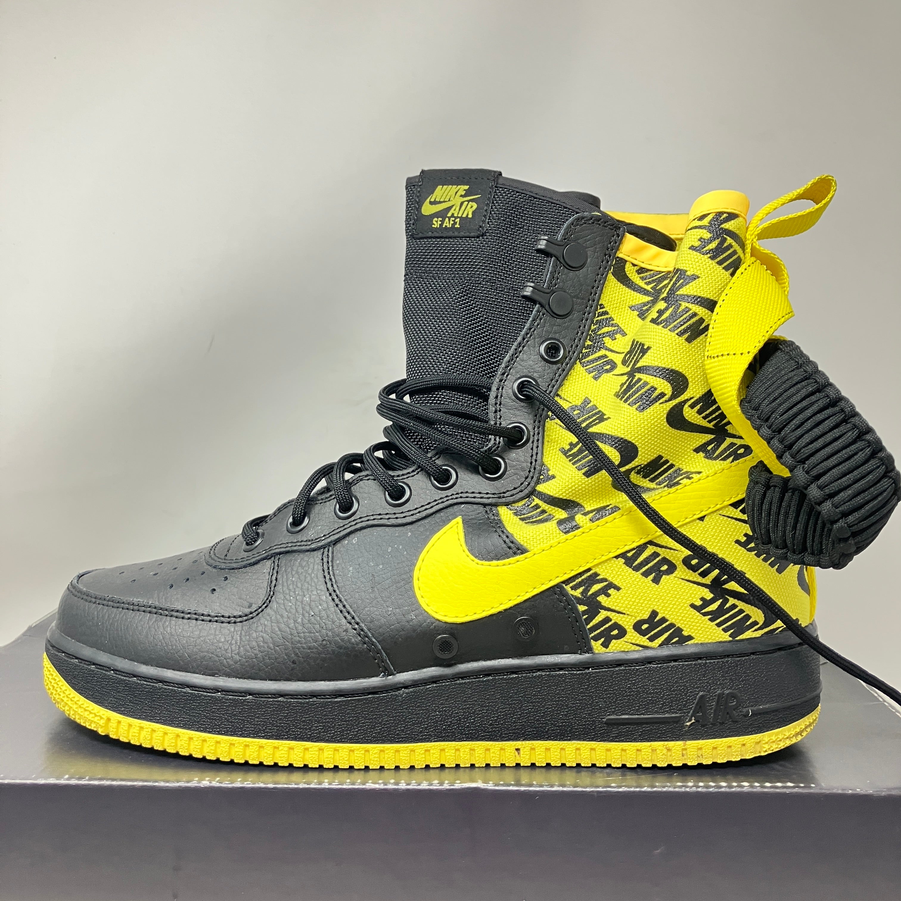 Nike SF Air Force 1 High Black Dynamic Yellow