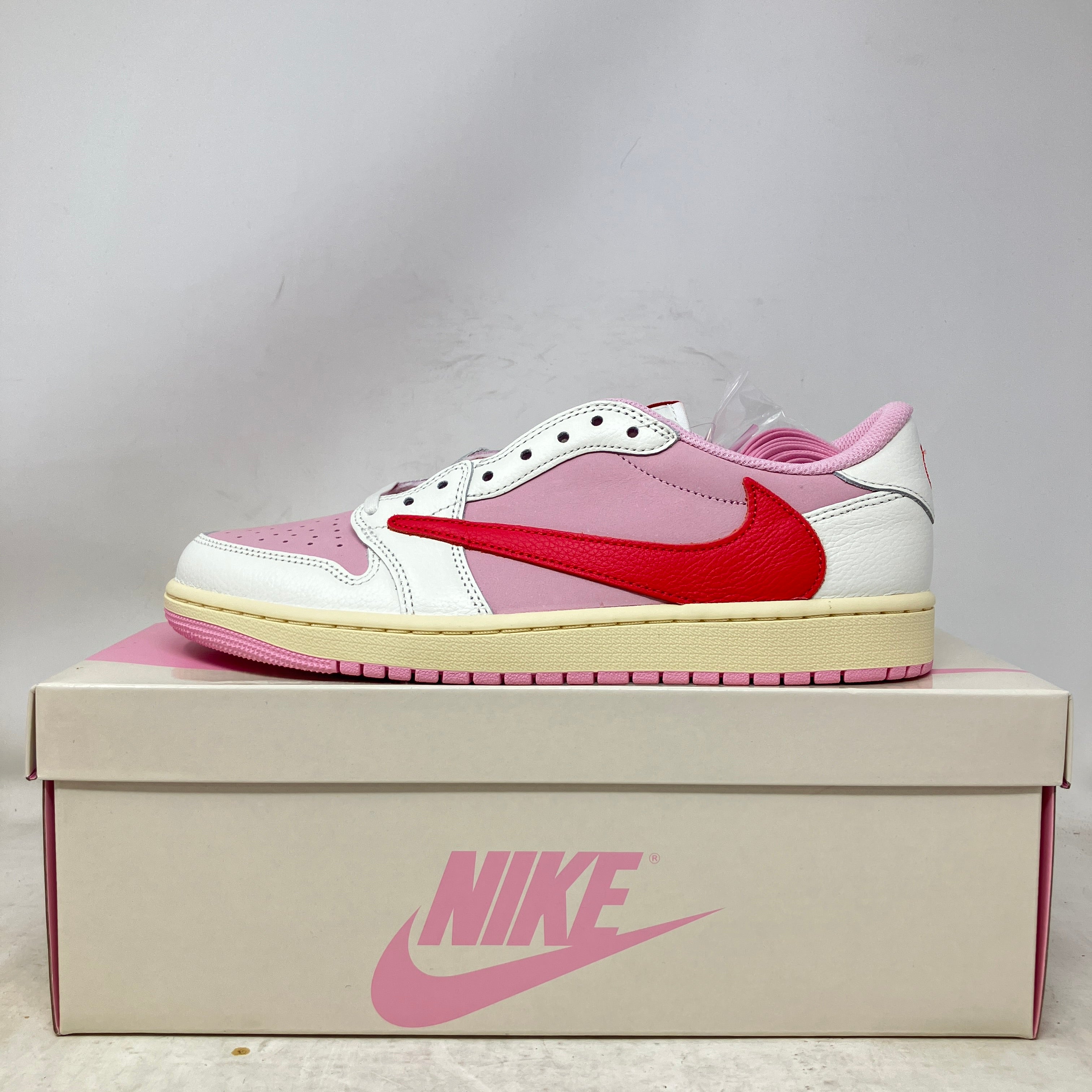 Jordan 1 Retro Low OG SP Travis Scott Sail Tropical Pink