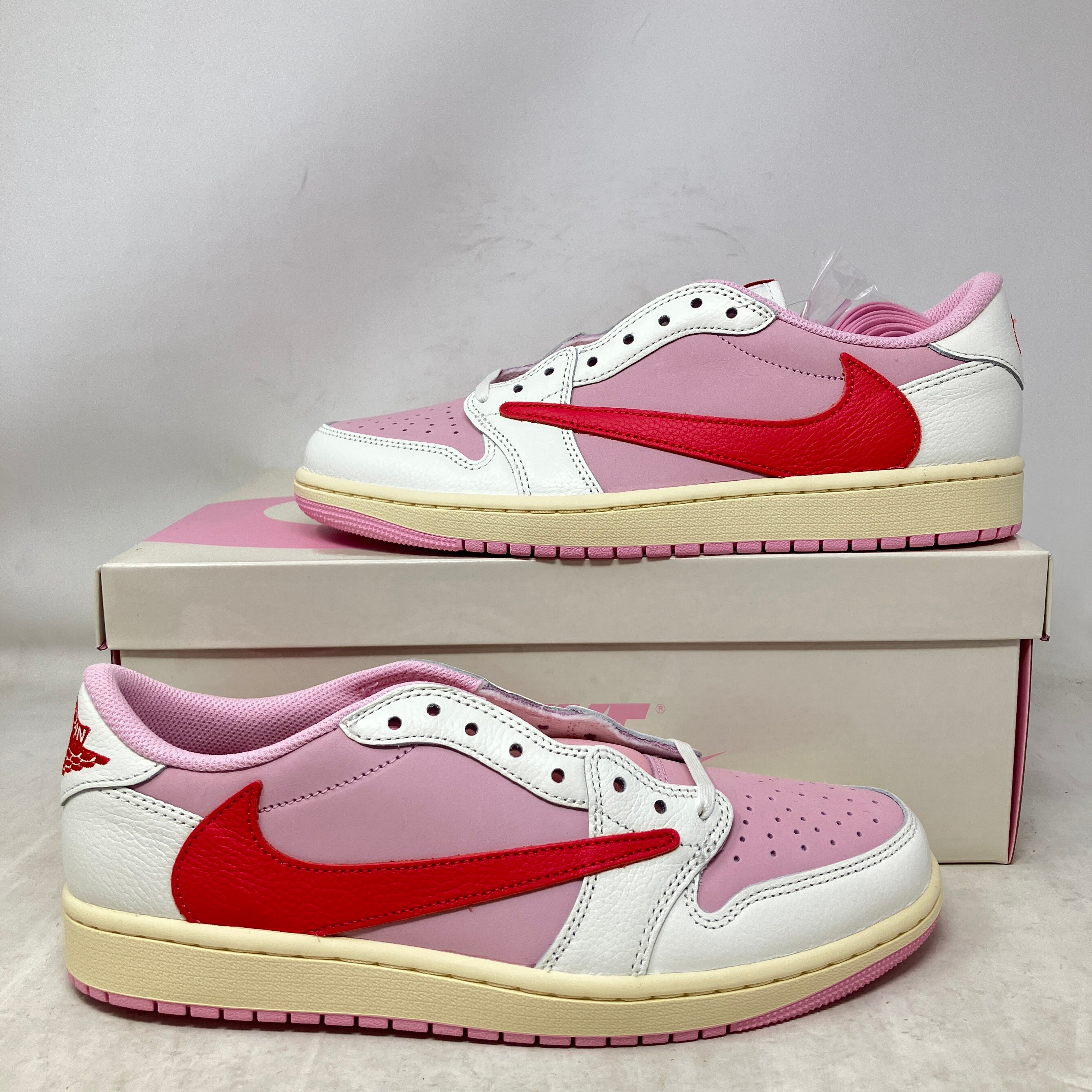 Jordan 1 Retro Low OG SP Travis Scott Sail Tropical Pink
