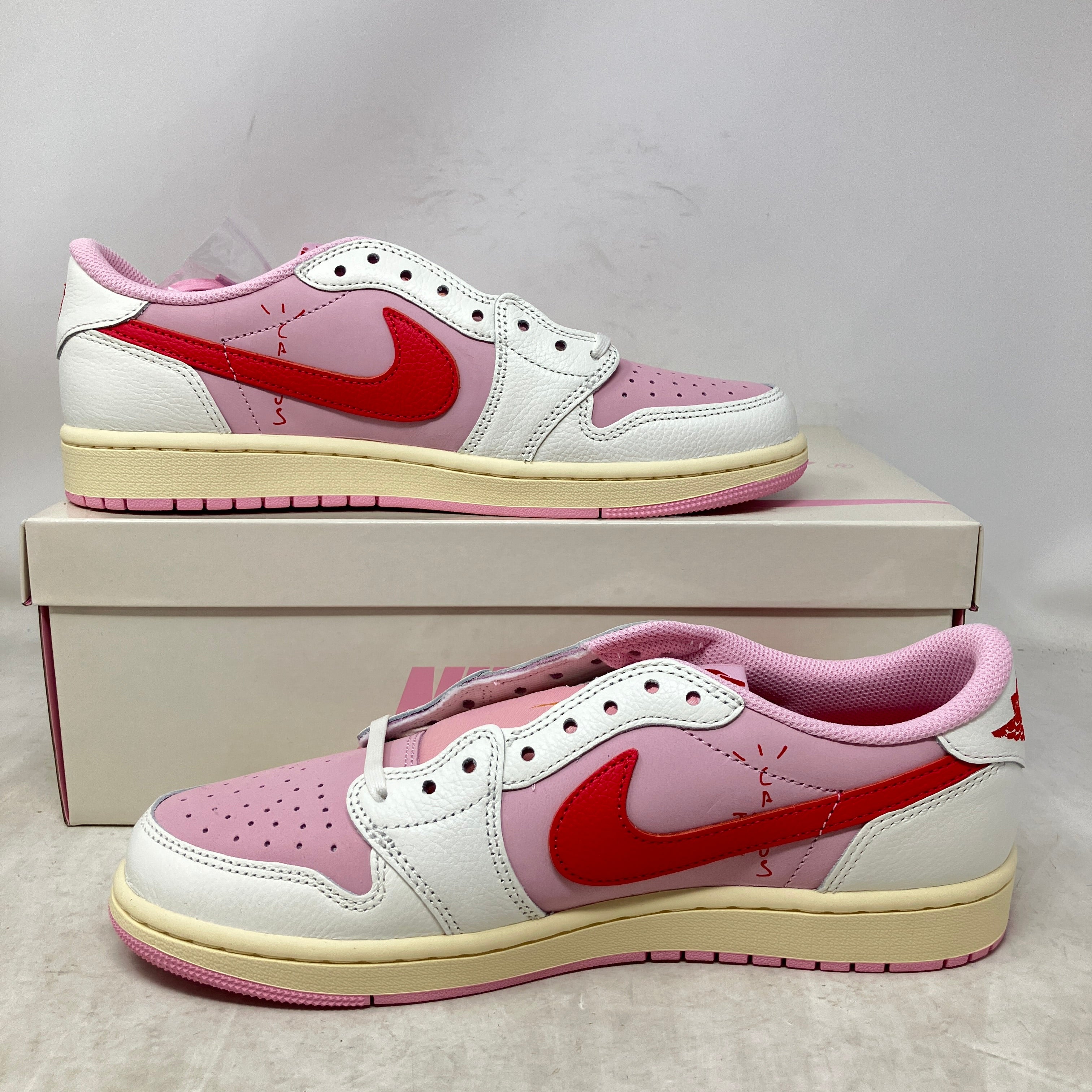 Jordan 1 Retro Low OG SP Travis Scott Sail Tropical Pink