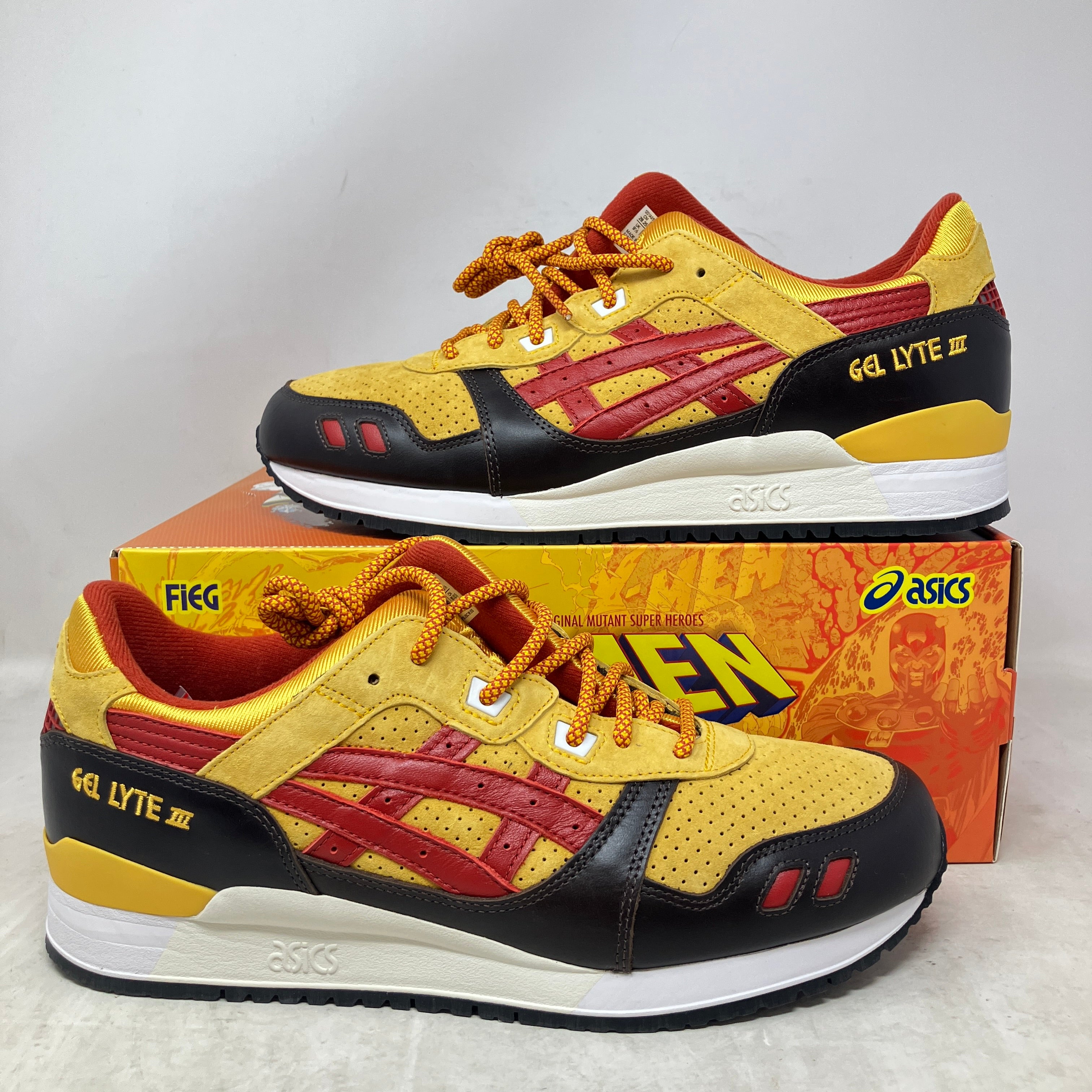 ASICS Gel-Lyte III '07 Remastered Kith Marvel X-Men Wolverine 1980 Opened Box (Trading Card Not Included)