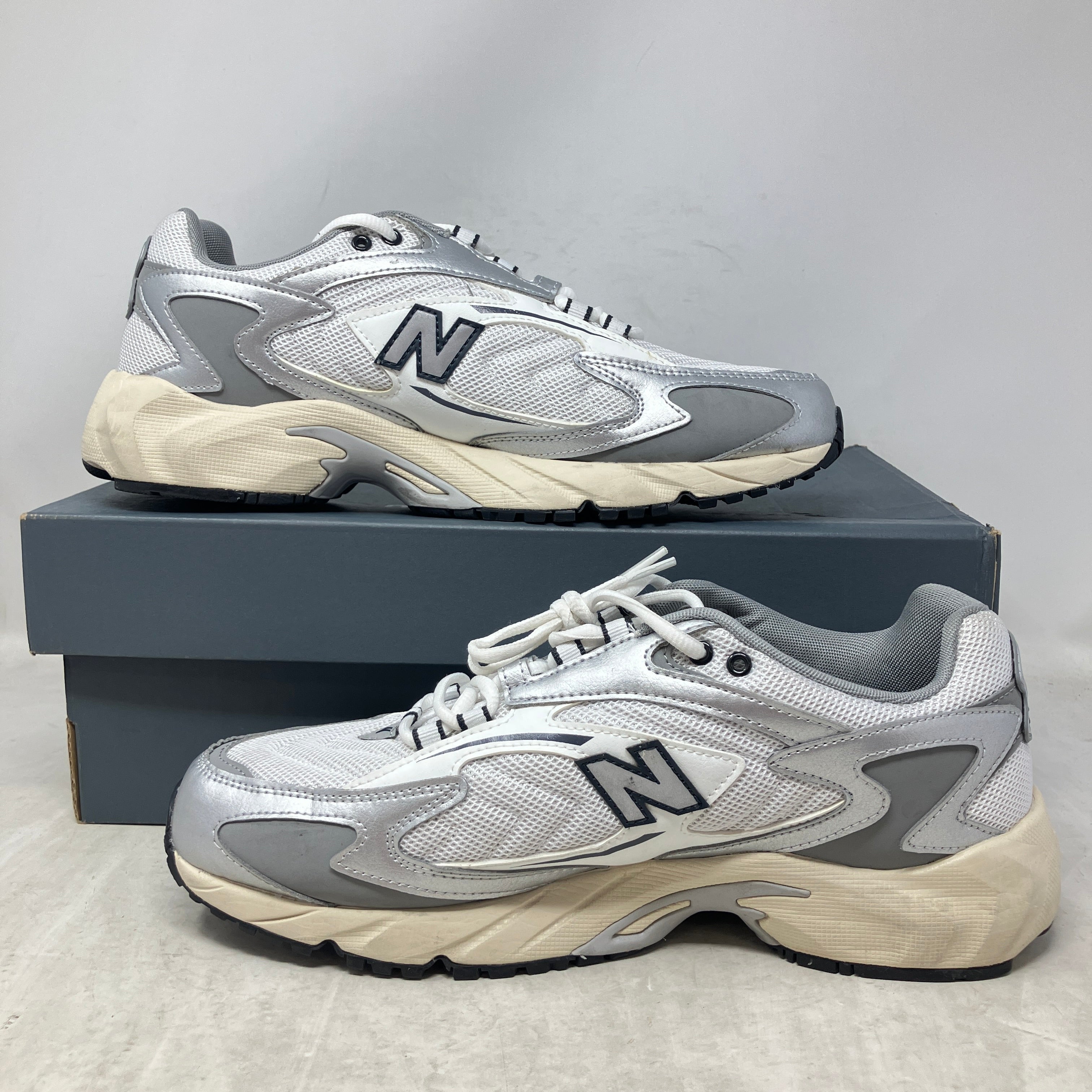 New Balance 725v1 Metallic Silver Slate Grey