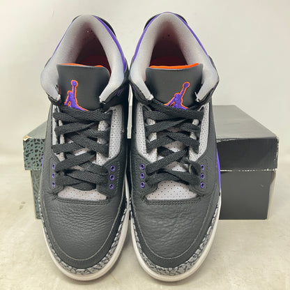 Jordan 3 Retro Black Court Purple
