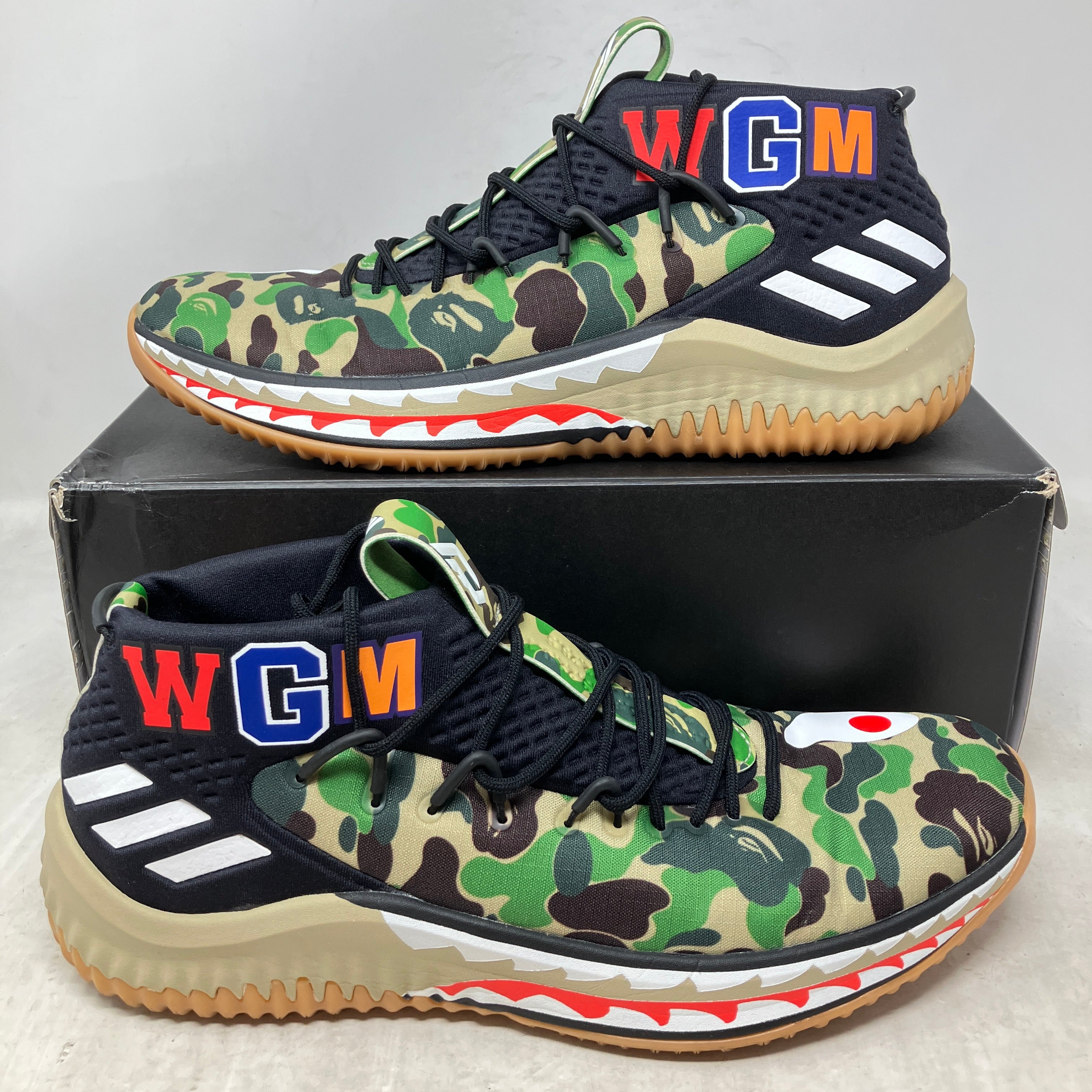 adidas Dame 4 A Bathing Ape Camo