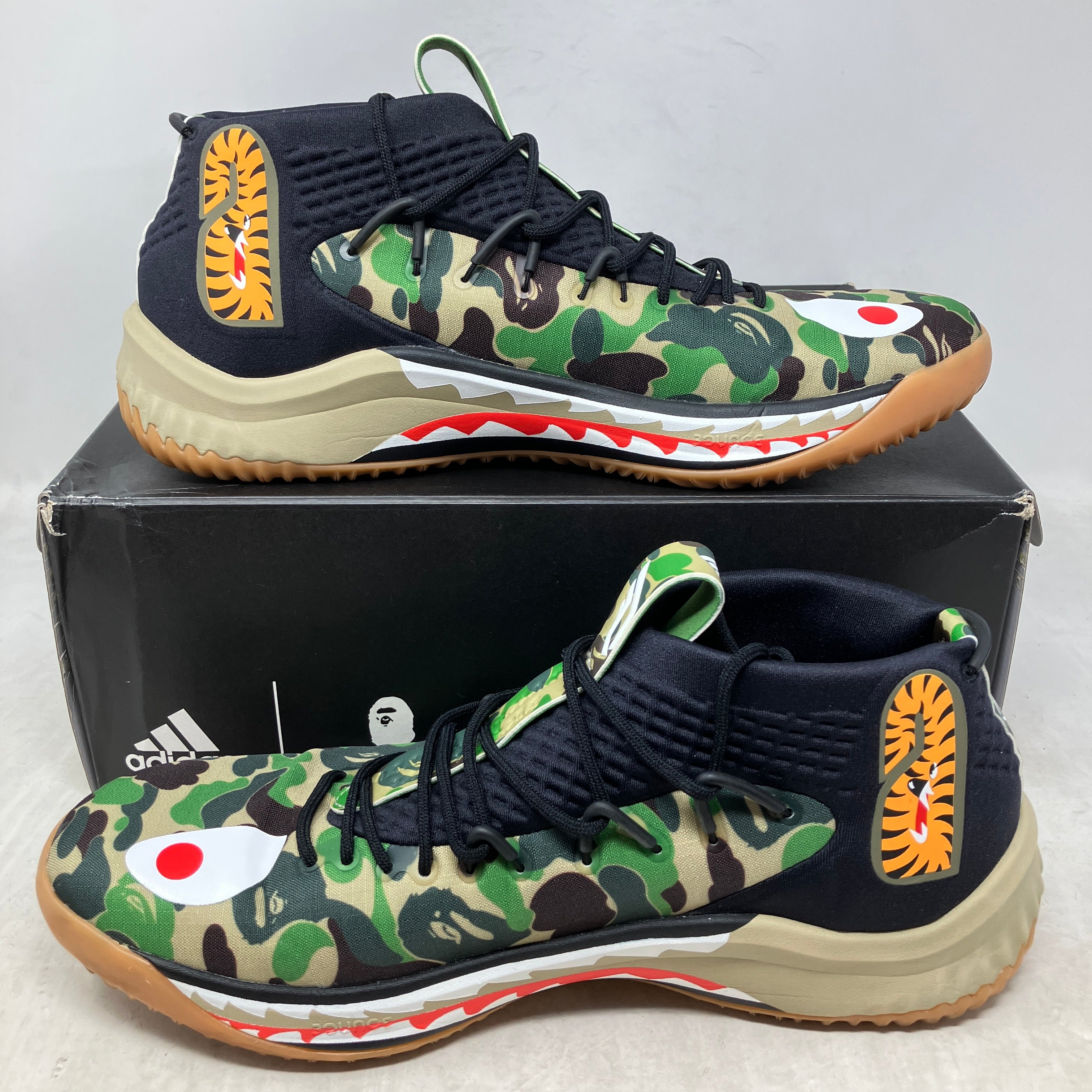 adidas Dame 4 A Bathing Ape Camo