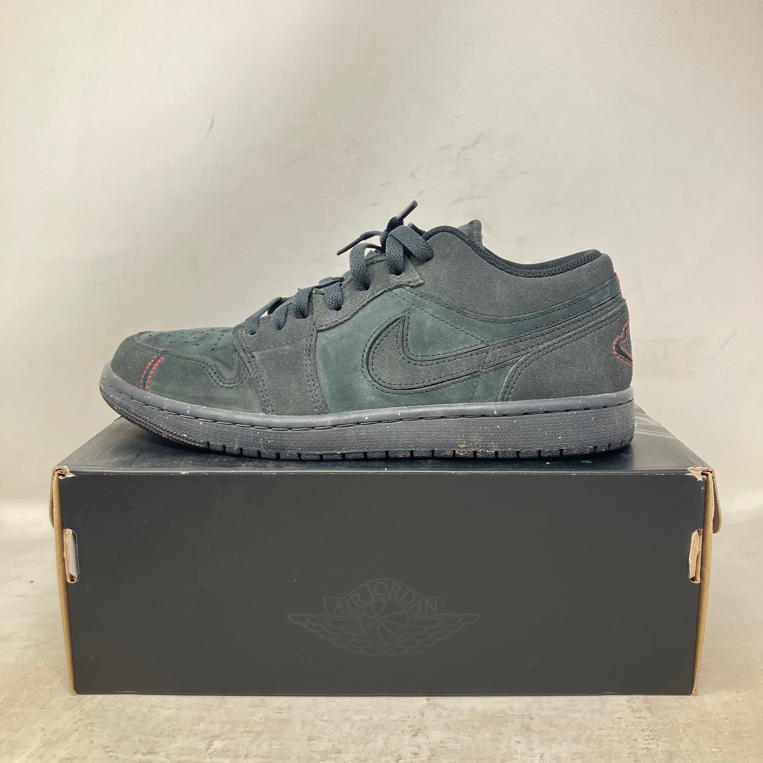 Jordan 1 Low SE Craft Dark Smoke Grey Varsity Red