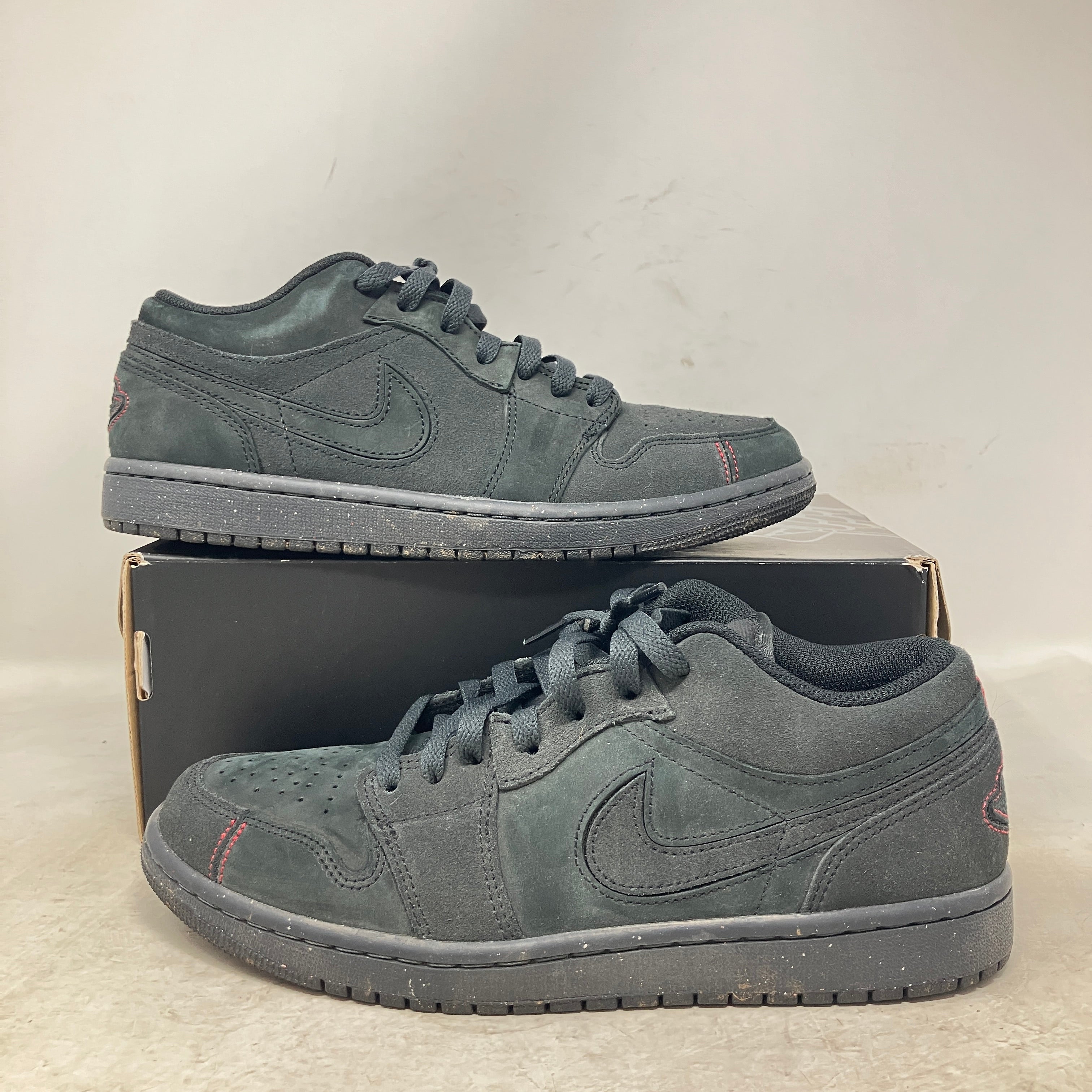 Jordan 1 Low SE Craft Dark Smoke Grey Varsity Red