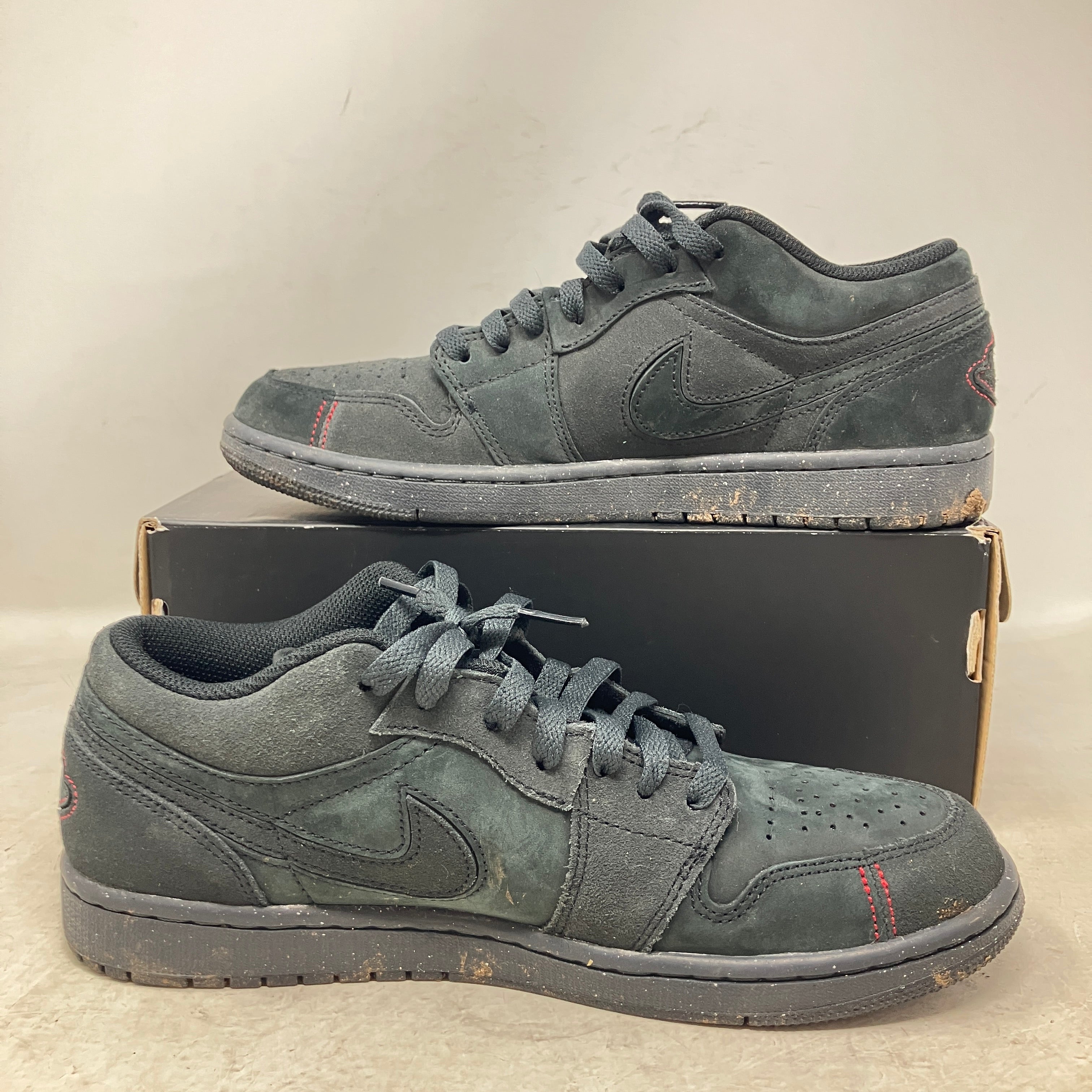 Jordan 1 Low SE Craft Dark Smoke Grey Varsity Red