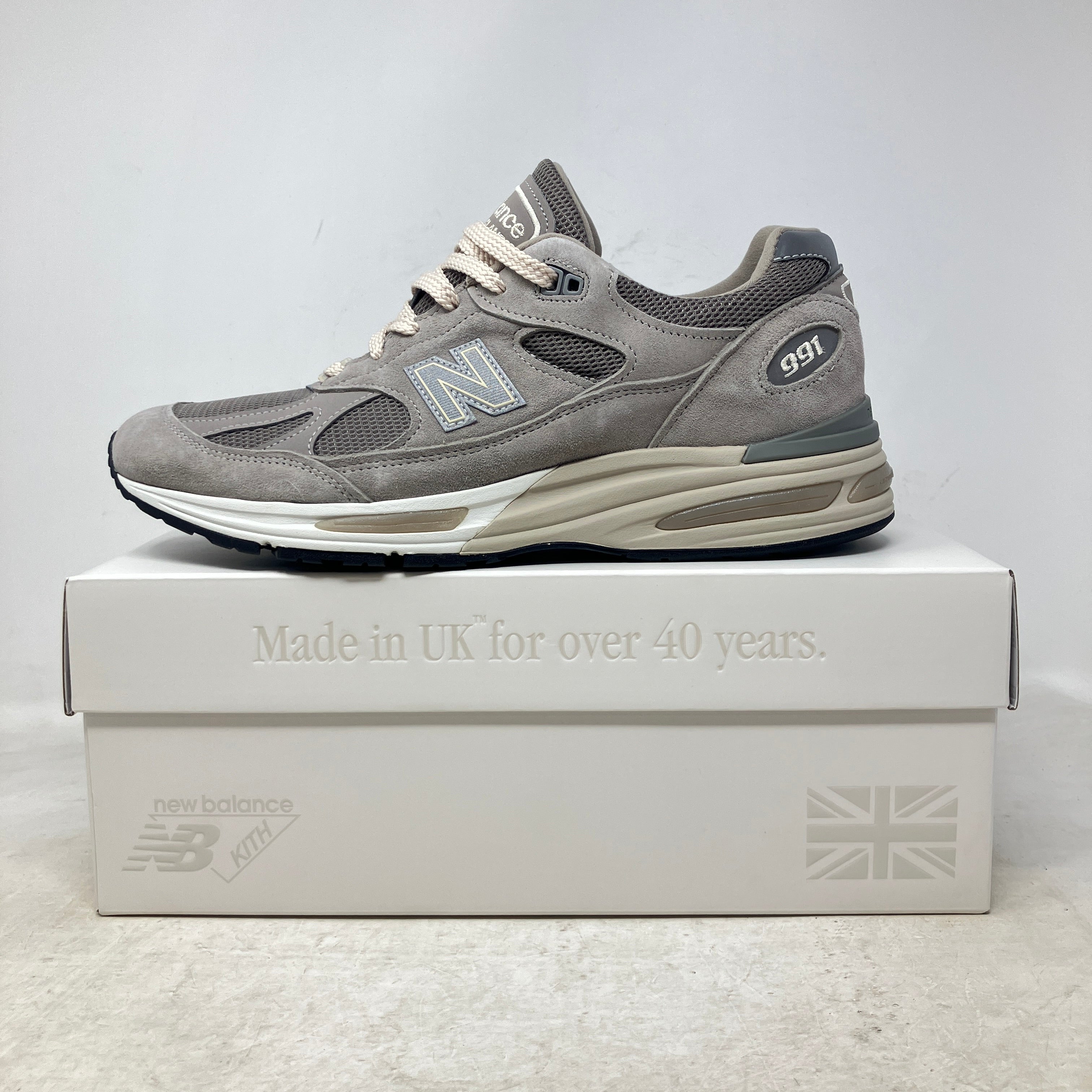 New Balance 991v2 MiUK Kith Moonrock