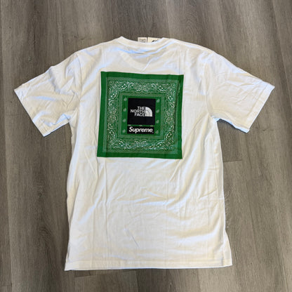 Supreme The North Face Bandana Tee White