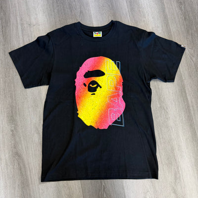 BAPE Electro Neon Ape Head T-Shirt Black