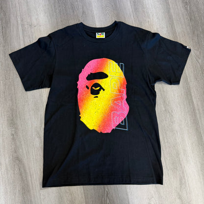 BAPE Electro Neon Ape Head T-Shirt Black