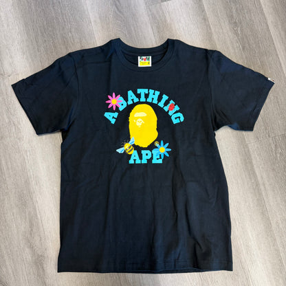 A Bathing Ape Bape Blossom College Tee Black