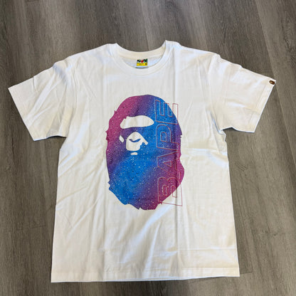 BAPE Electro Neon Ape Head T-Shirt White