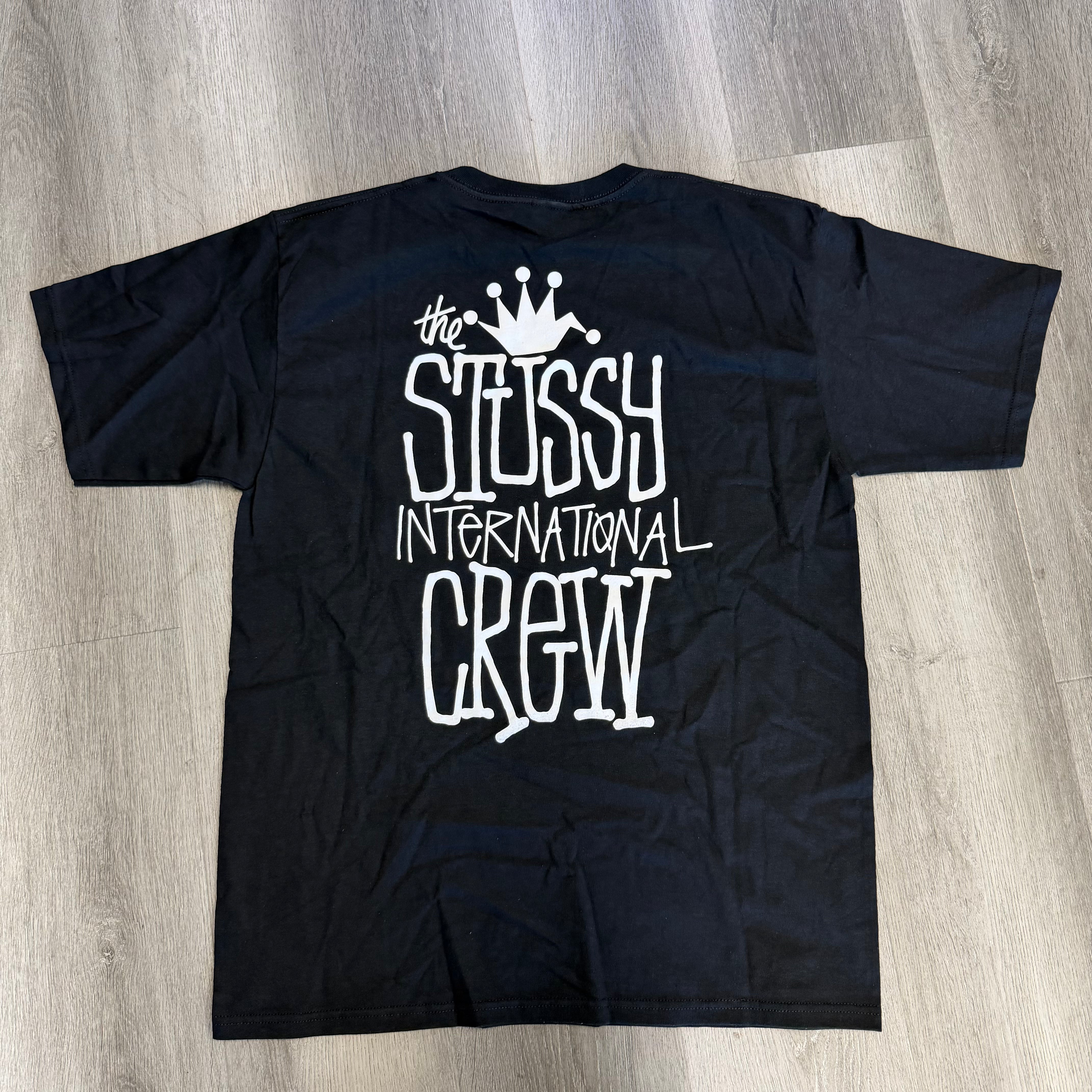 Stussy Crown International Tee Black