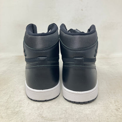 Jordan 1 Retro High Black Satin Gym Red