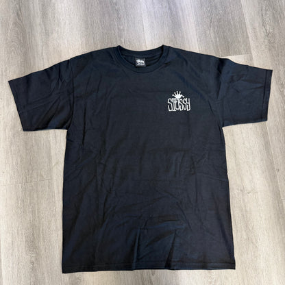 Stussy Crown International Tee Black