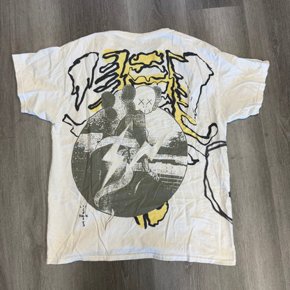 Travis Scott Cactus Jack + Kaws For Fragment Tee Aged Yellow