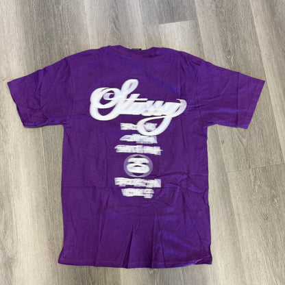Stussy Blur World Tour Tee Purple