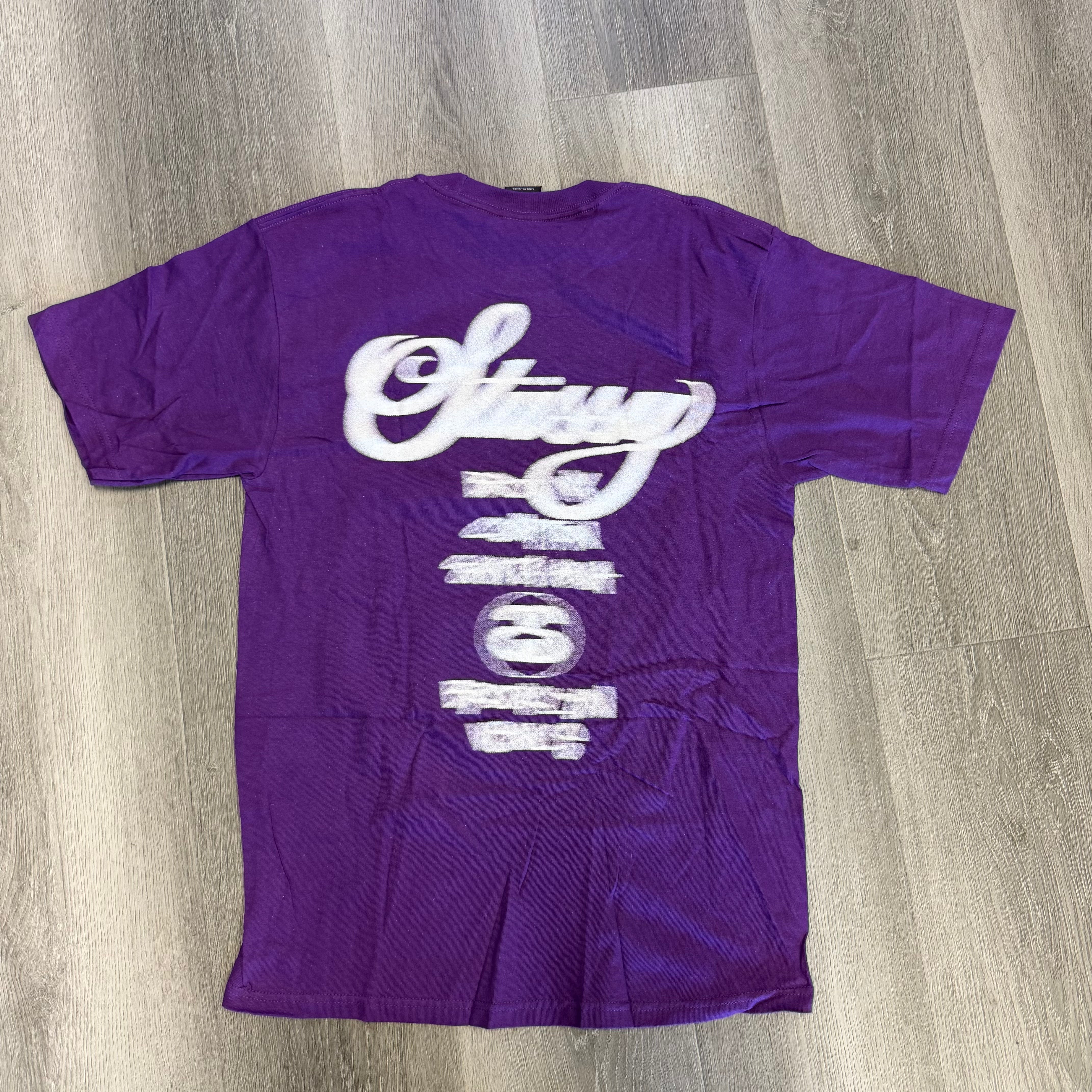 Stussy Blur World Tour Tee Purple