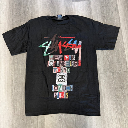 Stussy World Tour Tee Black